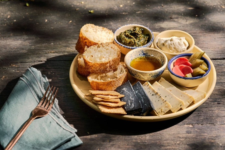 Kashew Cheese & Pickles Plate - Kashew Cheese Deli