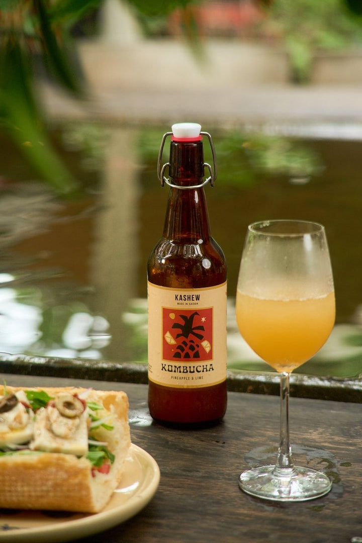 Kashew Kombucha - Pineapple Lime (330ML) - Kashew Cheese Deli