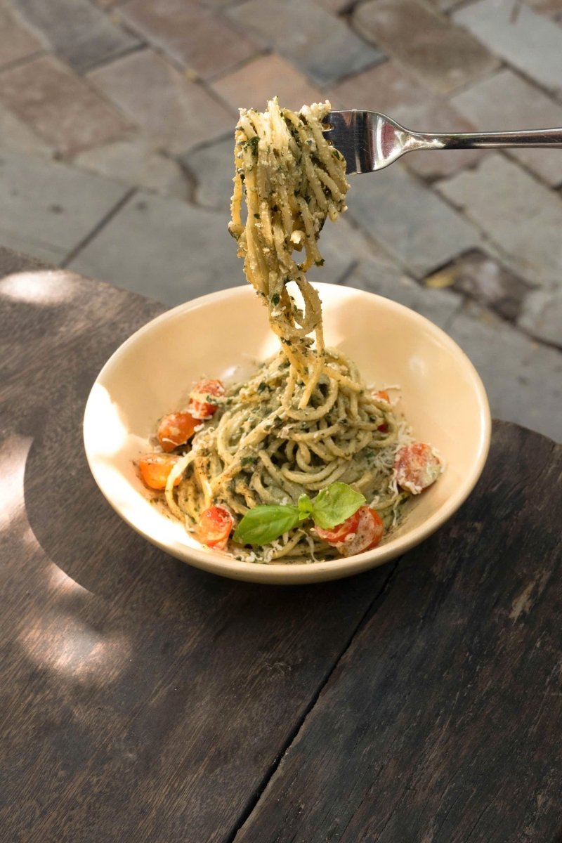 Kashew Pesto Pasta - Kashew Cheese Deli