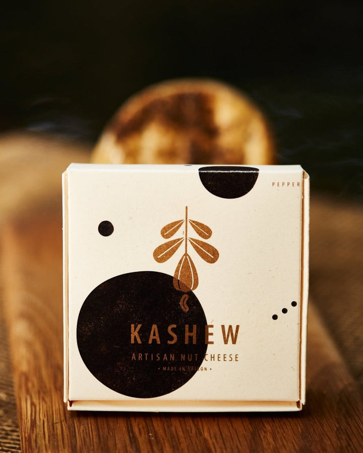 Kashew Aged Cheese Pepper – Vegan Aged Cheese Made From Organic Cashew Nuts - Kashew Cheese Deli