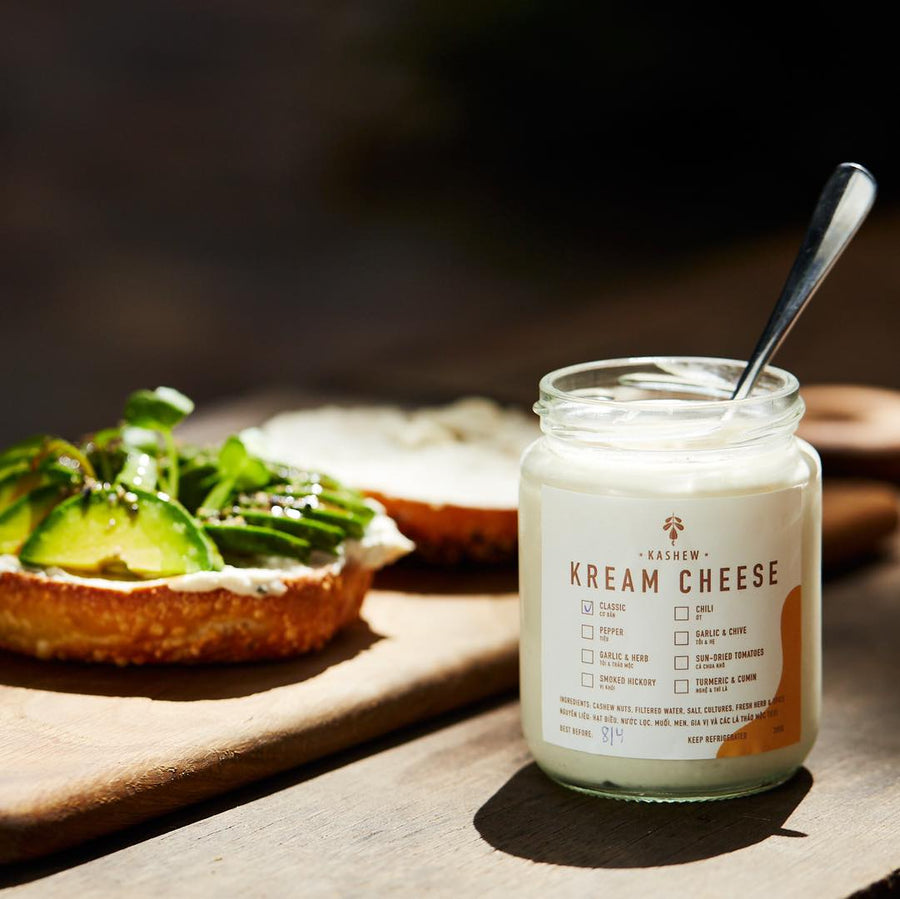 Kream Cheese Garlic Herb - Kashew Cheese Deli - Vegan Cream Cheese