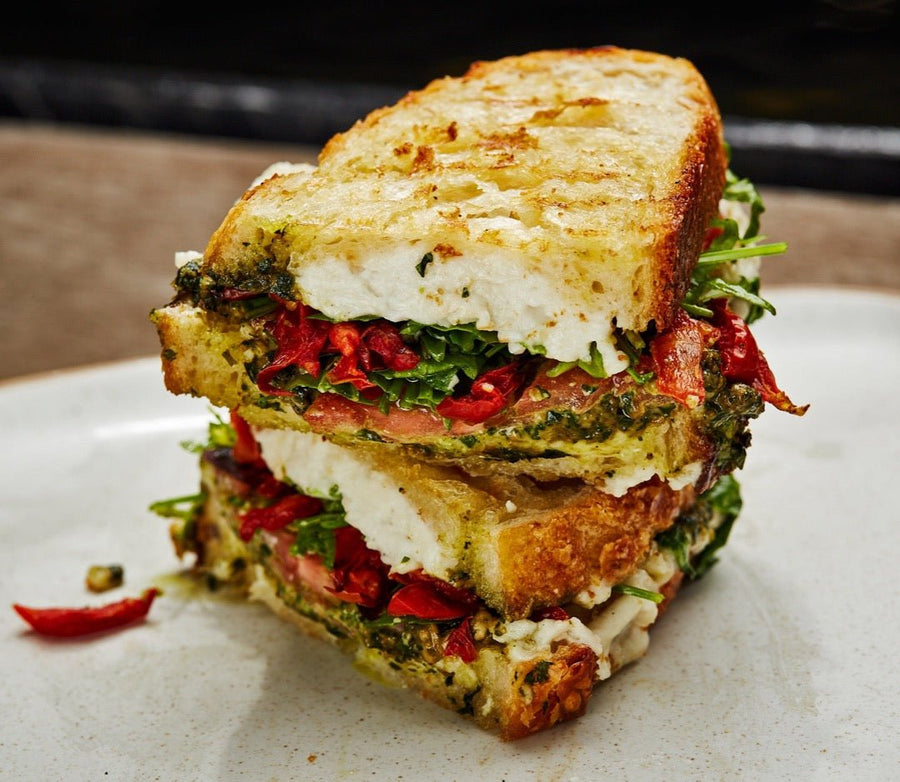 La Vita Bella Pesto Panini - Kashew Cheese Deli