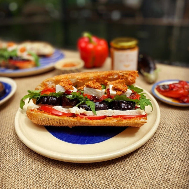 Pesto Rosso Sandwich - Kashew Cheese Deli