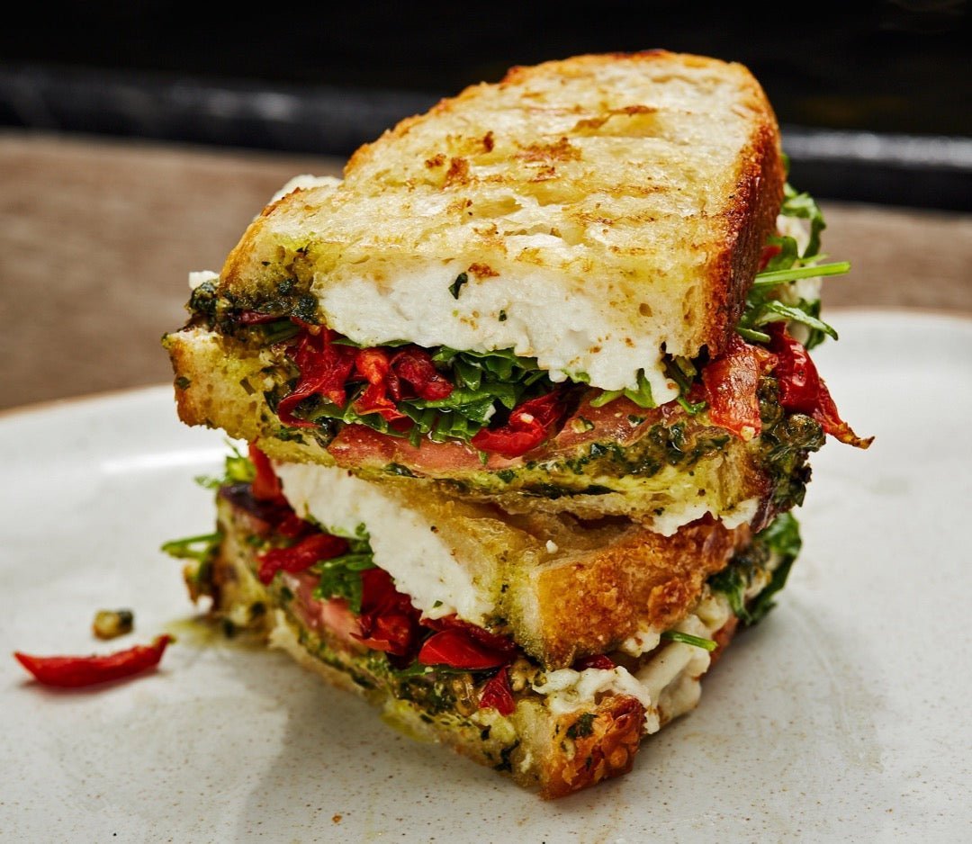 A Melty Sandwich with Kashew Mozzarella - Kashew Cheese Deli