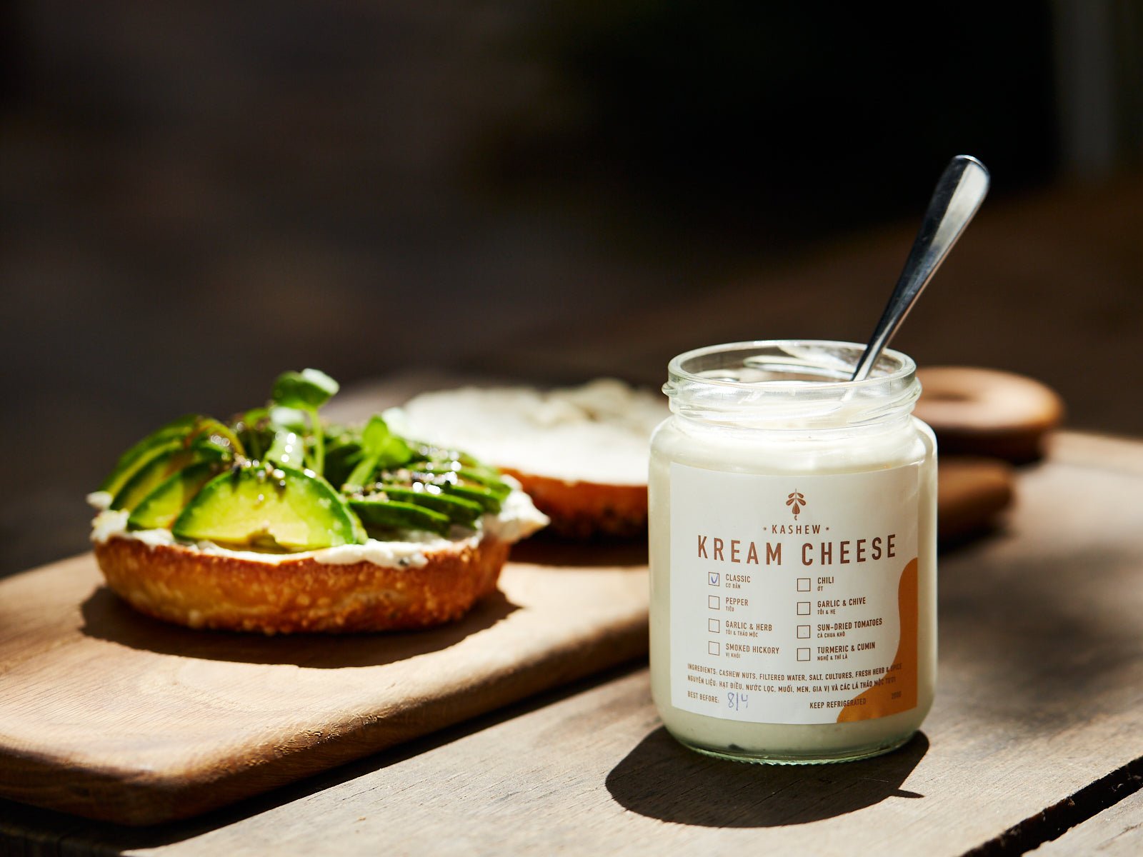 Phô Mai Kem Chay Kashew | Phô mai hạt điều phết từ thực vật – Kashew Cheese Deli