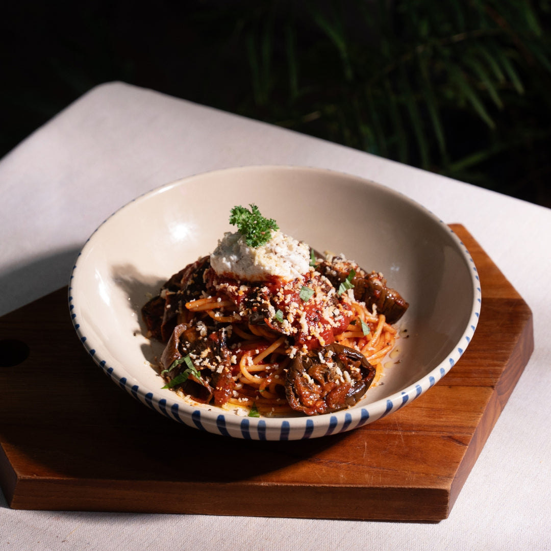 Aubergine Ricotta Pasta