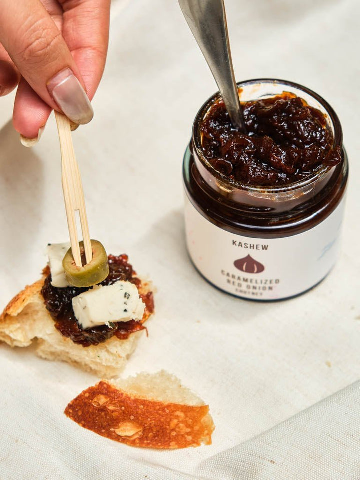 Caramelized Red Onion Chutney - Kashew Cheese Deli
