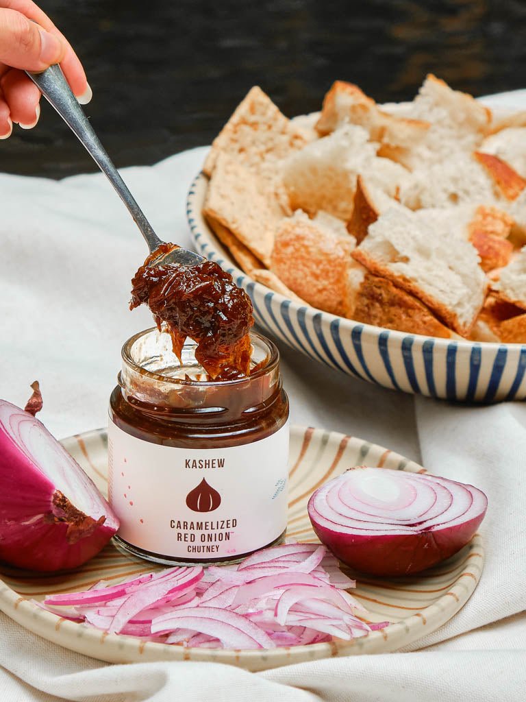 Caramelized Red Onion Chutney - Kashew Cheese Deli