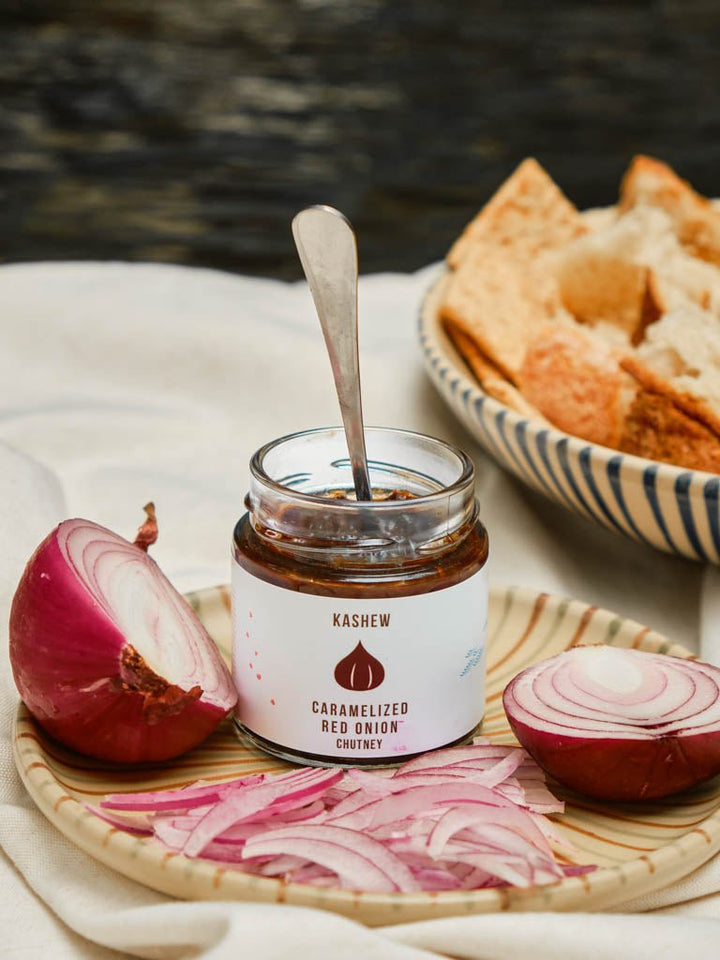 Caramelized Red Onion Chutney - Kashew Cheese Deli