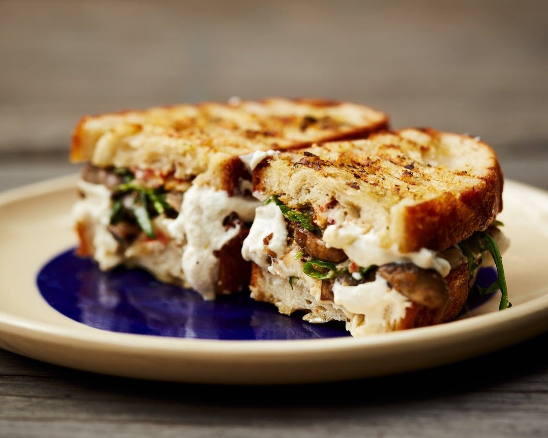 Kream & Mushroom Panini - Kashew Cheese Deli